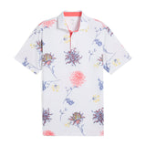 MATTR Dahlia Polo - White Glow/Peach Frost