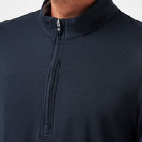 The Heater 1/4 Zip - Black