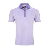 Stretch Pique Solid w/Gingham Trim - Thistle