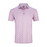 Allover Floral White w Pink/Purple Dusk/Black
