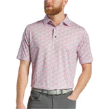 Allover Floral White w Pink/Purple Dusk/Black