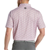 Allover Floral White w Pink/Purple Dusk/Black