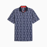 Pique Royal Polo - Deep Navy/White Glow