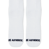 ESG Calf Logo Socks - White