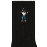 ESG Calf Logo Socks - Black