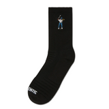 ESG Calf Logo Socks - Black