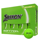 Srixon Soft Feel 14 Brite Golf Balls 1 Doz  - Green
