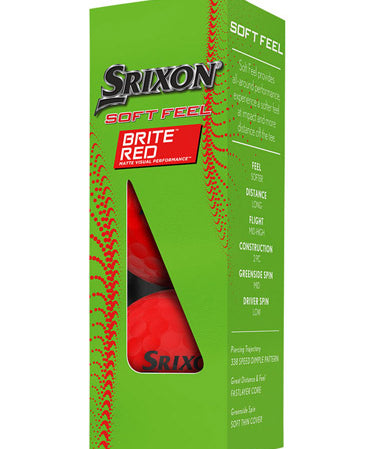 Soft Feel Brite Ball - Red