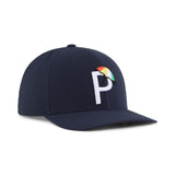 Puma Seersucker 6 Panel Cap - Deep Navy