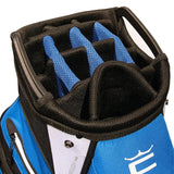COBRA Signature Cart Bag - Black/Electric Blue/Bright White