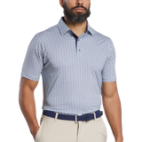 Citrus Print Lisle - Grey/Navy