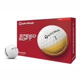 TaylorMade SpeedSoft 2025 Golf Balls 1 Doz - White