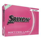 Srixon Soft Feel Lady 9 Golf Balls 1 Doz - Soft White