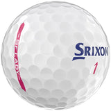 Srixon Soft Feel Lady 9 Golf Balls 1 Doz - Soft White