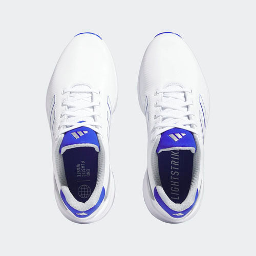 Adidas ZG23 Men's Golf Shoes - White/Blue/Silver