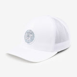 Patch Floral Snapback Hat - White