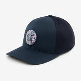 Patch Floral Snapback Hat - Blue Nights