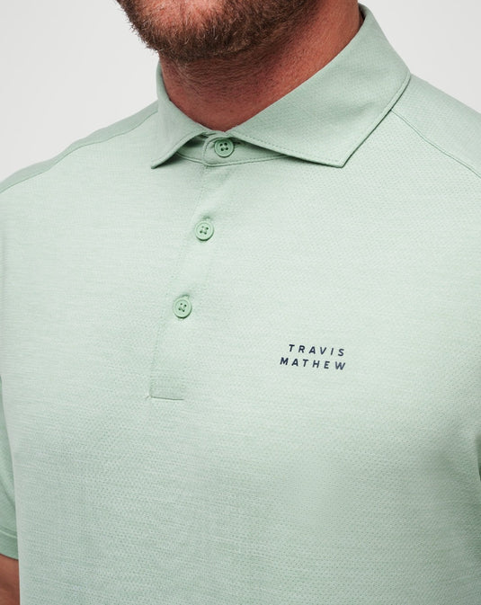 Travis Mathew Heater Pro Polo - Jadeite