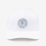 Patch Floral Snapback Hat - White