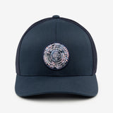 Patch Floral Snapback Hat - Blue Nights