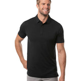 Travis Mathew 'The Heater' Men's Golf Polo -Black