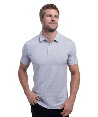 Travis Mathews 'The Heater' Men's Golf Polo Microchip – Power