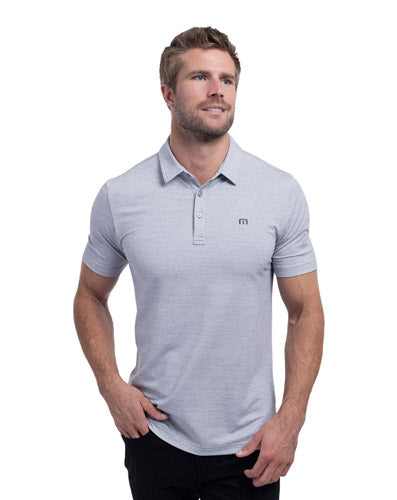 Travis Mathew 'The Heater' Men's Golf Polo - Microchip