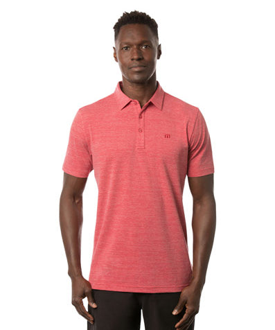 Travis Mathew 'The Heater' Men's Golf Polo - Heather Scooter