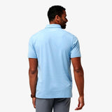 Travis Mathew 'The Heater' Men's Golf Polo - Heather Dream Blue