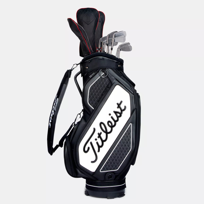 Titleist 2020 jet black midsize pourous staff bag
