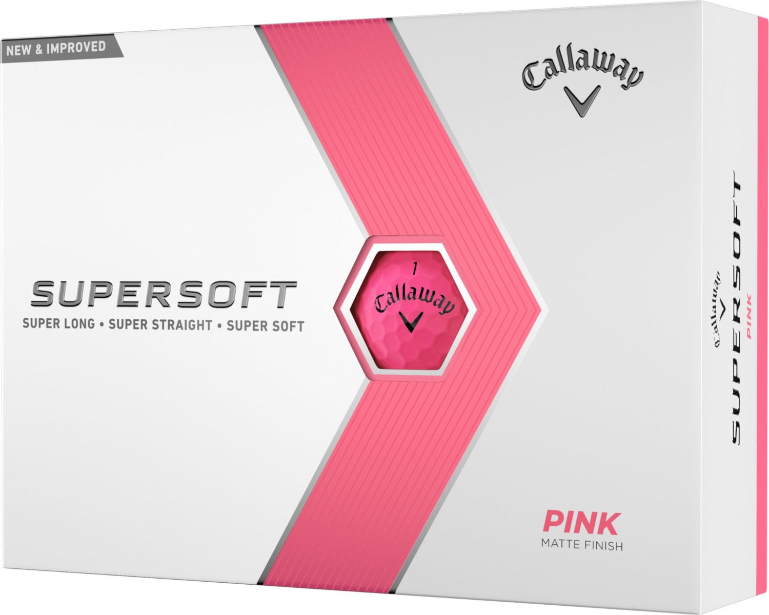 Callaway Supersoft 2023 Golf Balls - Pink