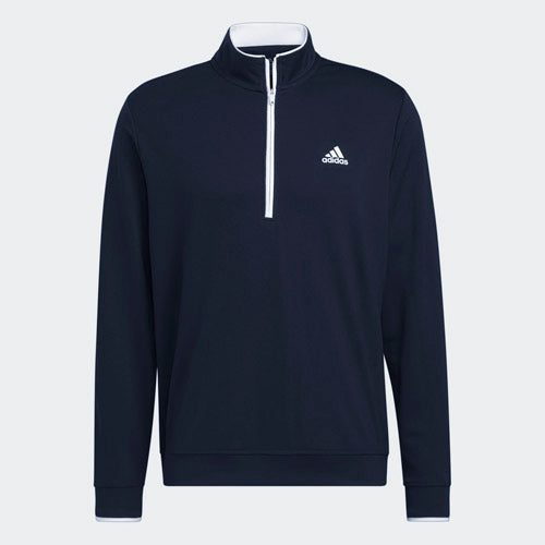 Adidas Quarter-Zip Pull Over - Navy