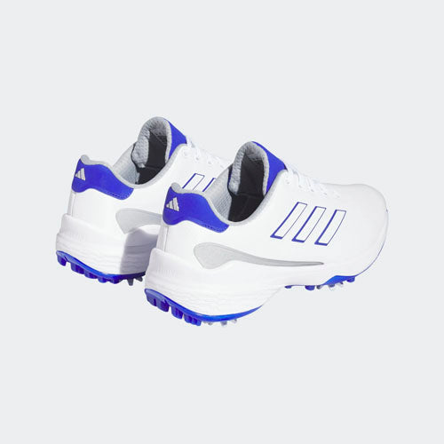 Adidas ZG23 Men's Golf Shoes - White/Blue/Silver