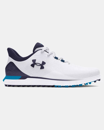 Under Armour Drive Fade SL Wide Shoes - White/Capri/Navy