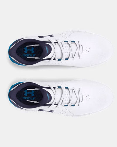 Load image into Gallery viewer, Under Armour Drive Fade SL Wide Shoes - White/Capri/Navy
