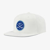 Mizuno Crossed Clubs Snapback - White