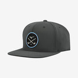 Mizuno Crossed Clubs Snapback - Charcoal