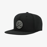 Mizuno Crossed Clubs Snapback - Black