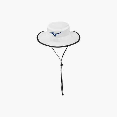 Large Brim Sun hat - Wht/Navy