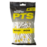 PTS 2 3/4" Wood Tees - Bulk Pack