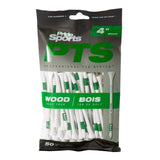 PTS 4" Wood Tees - Bulk Pack