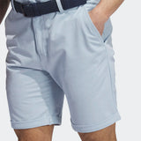 Adidas Textured Cuffed Shorts - Wonder Blue