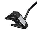 Golf putter head on a white background