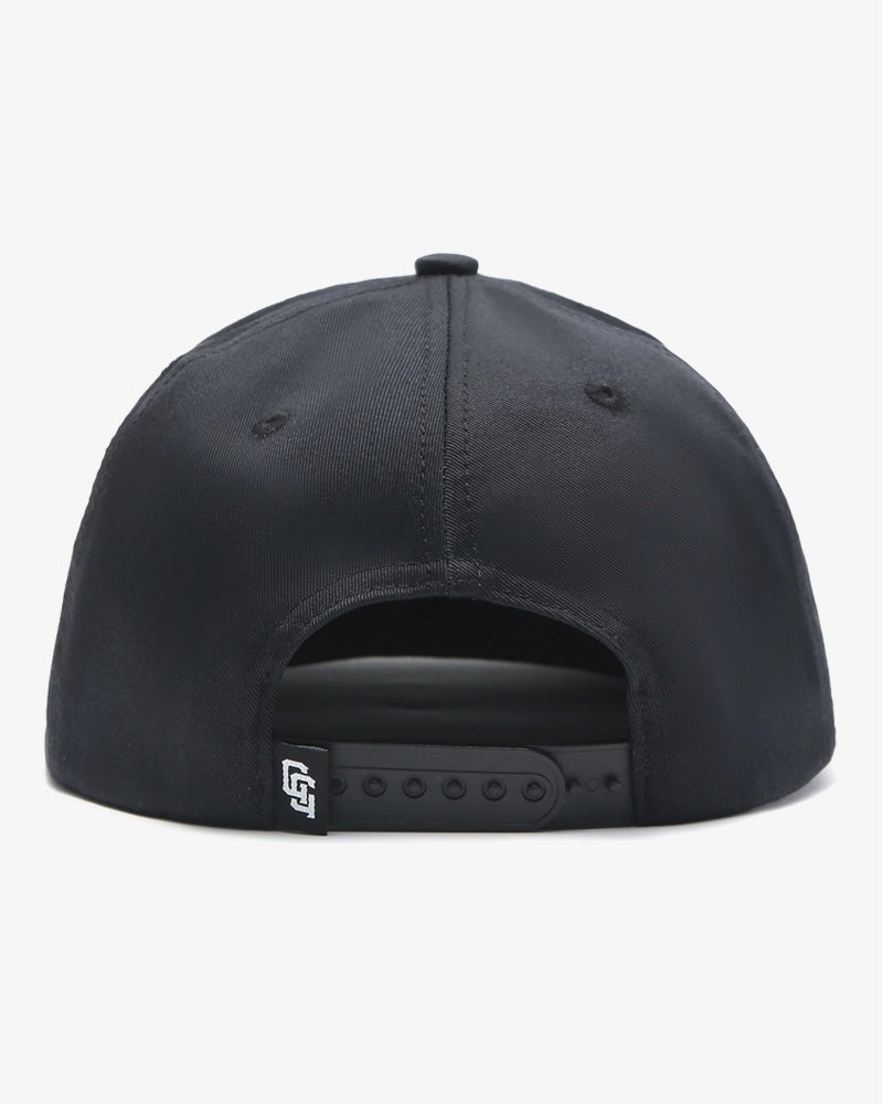 Load image into Gallery viewer, I Hate Golf Black SnapBack Golf Hat - Curved Brim
