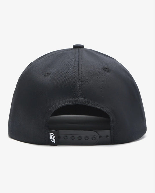 I Hate Golf Black SnapBack Golf Hat - Curved Brim