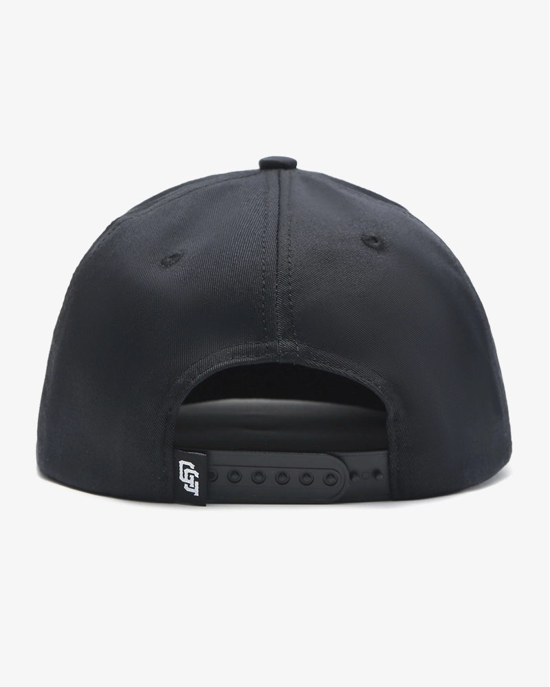 Load image into Gallery viewer, I Hate Golf Black SnapBack Golf Hat - Flat Brim
