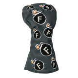 F Bomb Driver Headcover - Charcoal