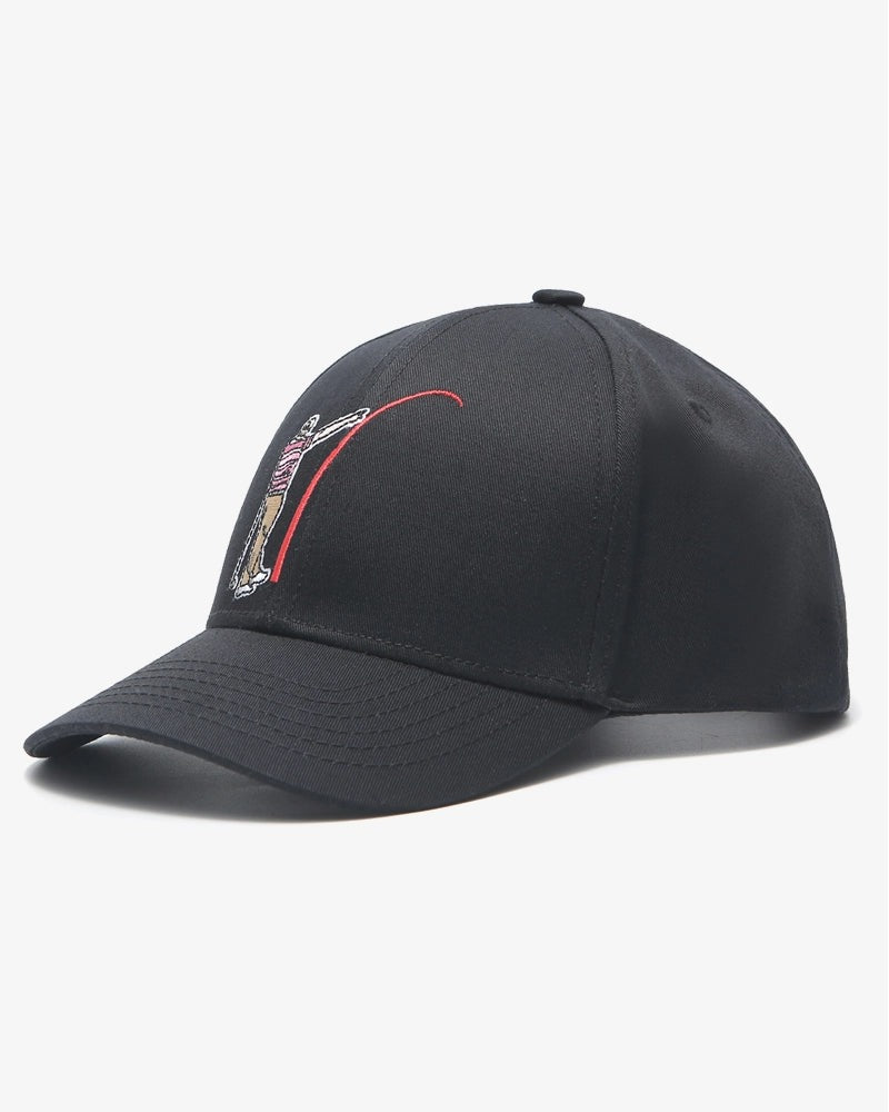 Load image into Gallery viewer, Mad Slicer Black SnapBack Golf Hat - Curved Brim
