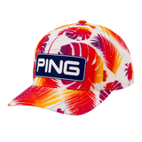 PING Electric Sunset Tour Snapback - White / Sunset