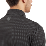 FJ Stretch Leslie Dot Print Shirt - Black/Grey